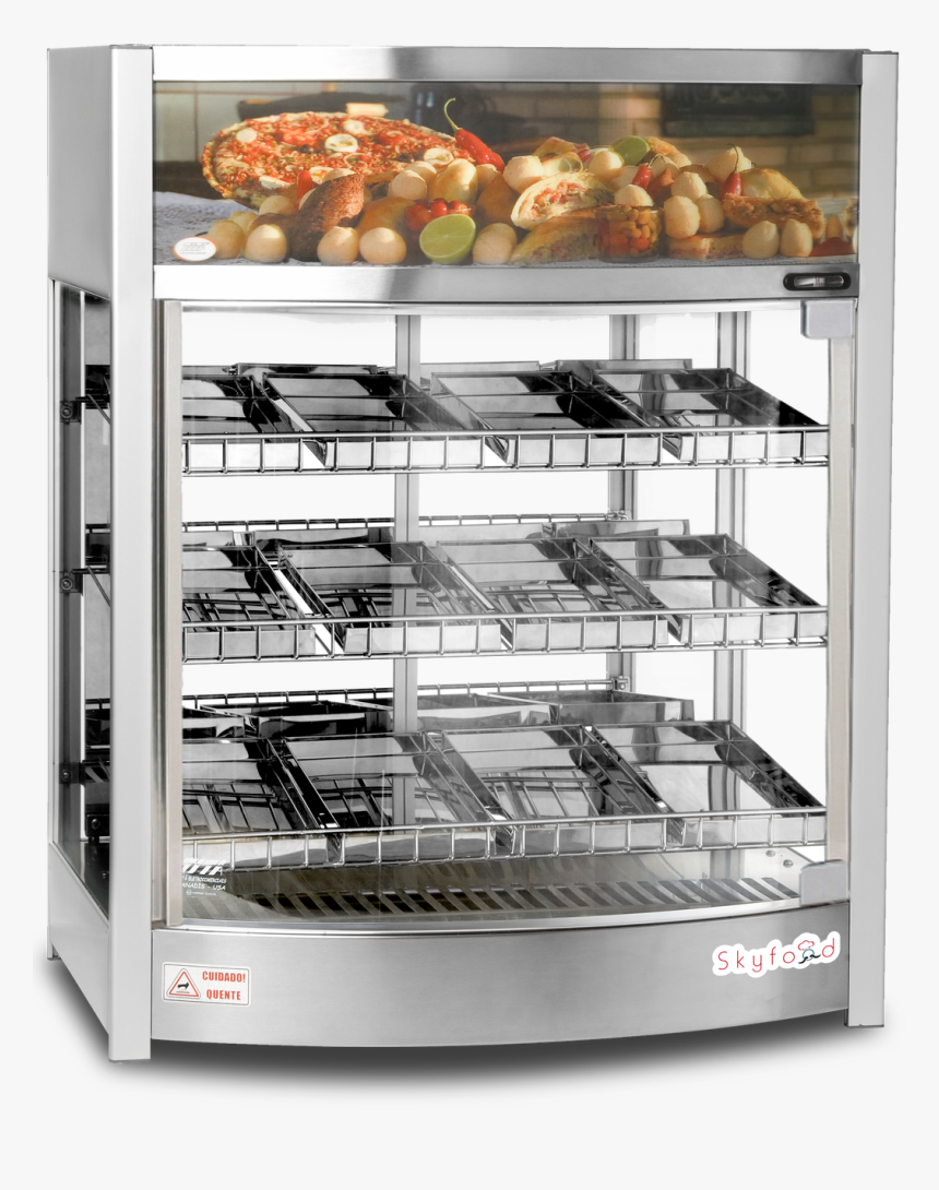 Food Warmer Display Case Steam Line - Titã Estufas, HD Png Download