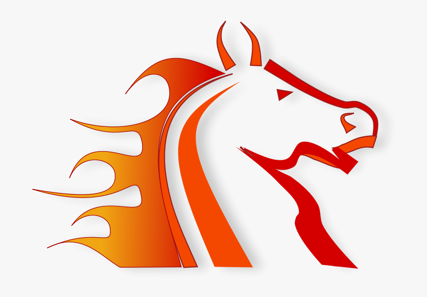 Earth Clip Art Download - Horse On Fire Cartoon, HD Png Download