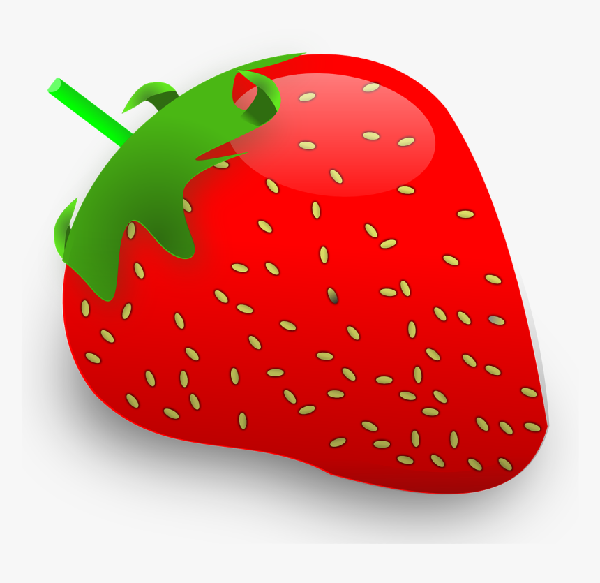 Red Strawberry Clip Art, HD Png Download