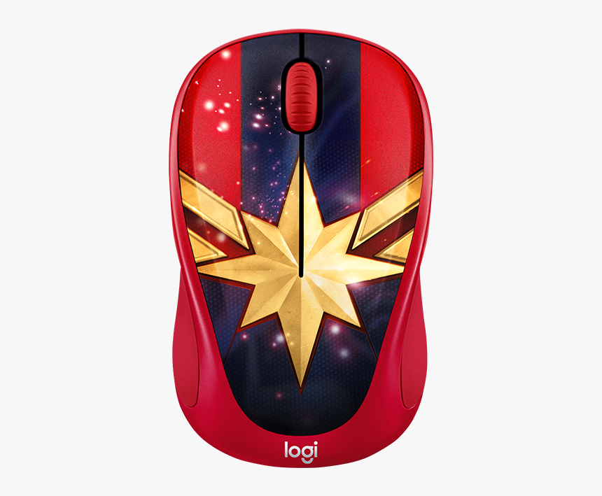 Logitech Captain Marvel Mouse, HD Png Download