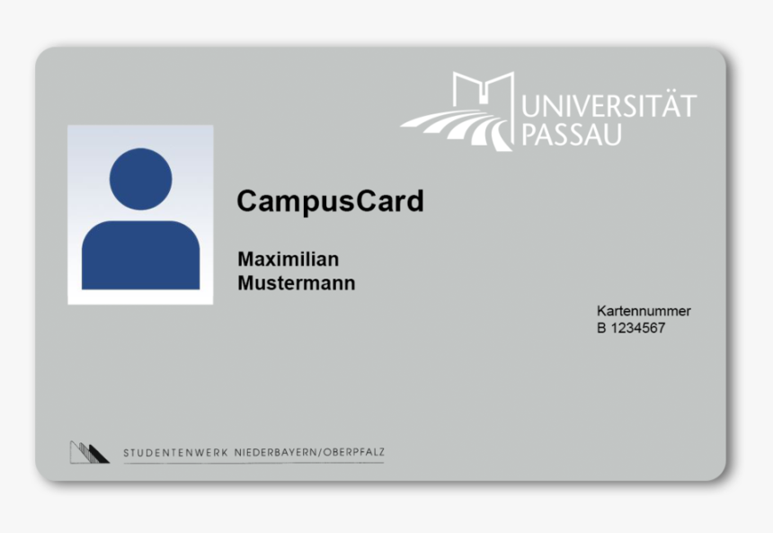 Library Card Png - Studentenausweis Passau, Transparent Png
