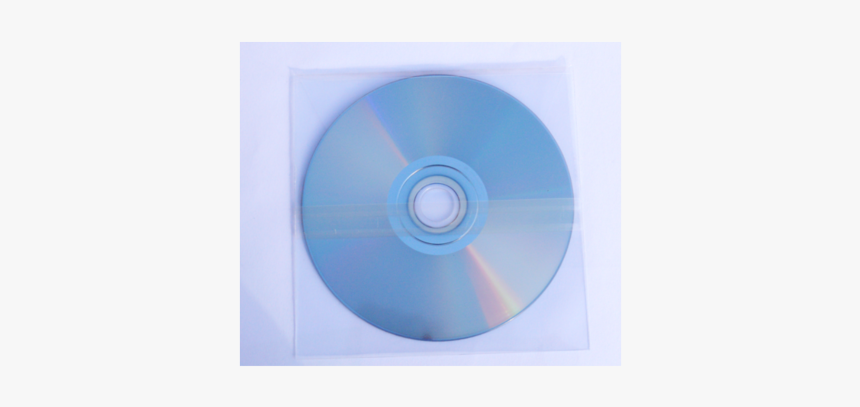 Cd Dvd In Pvc Sleeve With 1 Adhesive Strip - Cd, HD Png Download