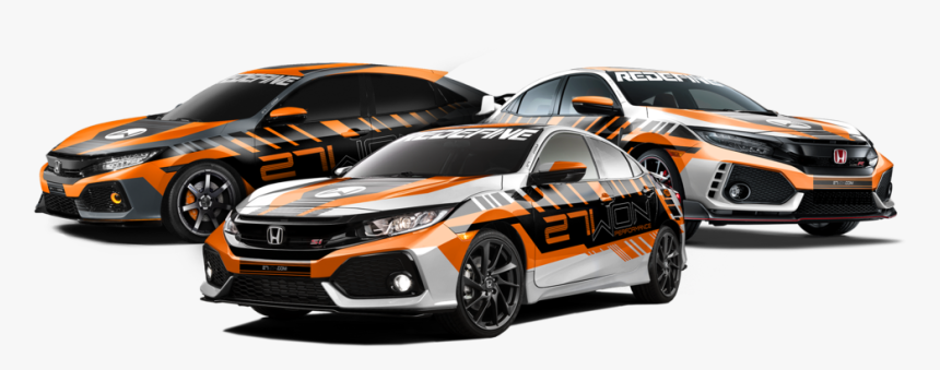27won Home Page Header Vehicle Tarmac - Honda Civic, HD Png Download
