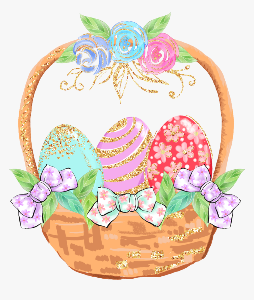 #pascuas #huevos #eggs #flores #flowers - Illustration, HD Png Download