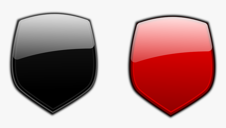 Get Notified Of Exclusive Freebies - Red And Black Shield Png, Transparent Png