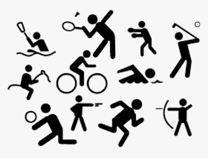 Cycling Track, Shooting Trap Etc.) Where Relevant - - Sports Icon Free, HD Png Download
