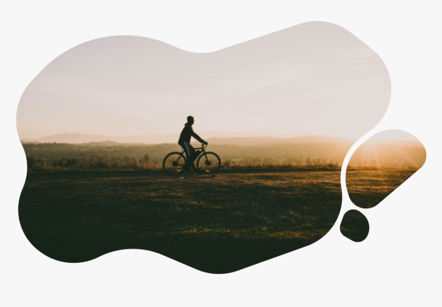 Bicycles - Silhouette, HD Png Download