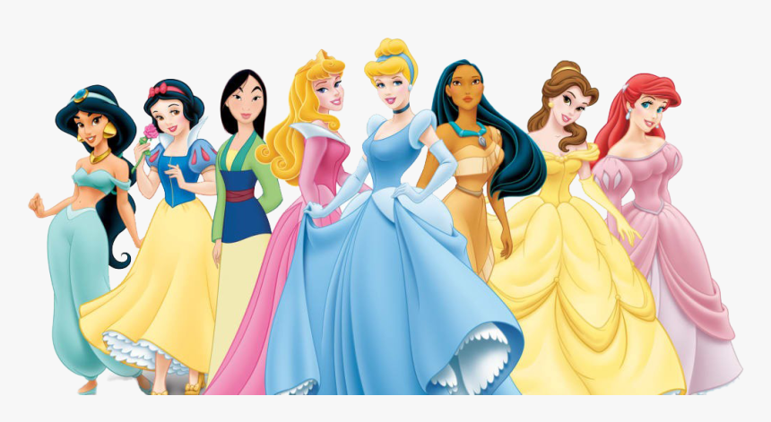 Disney Princess Png Pic - All The Princesses Together, Transparent Png