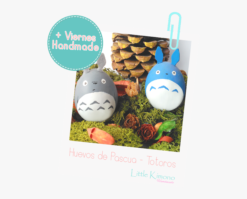 Huevos De Pascua Totoros - Huevo Totoro, HD Png Download