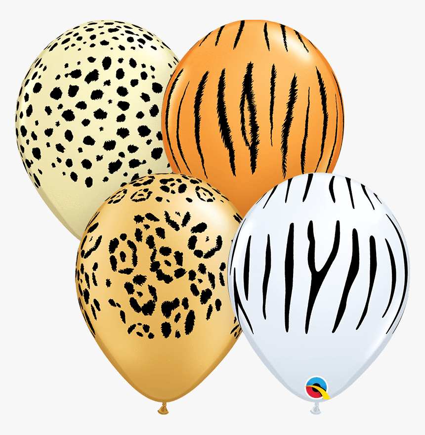 Animal Print Safari Balloons - Balloon Animal Prints, HD Png Download