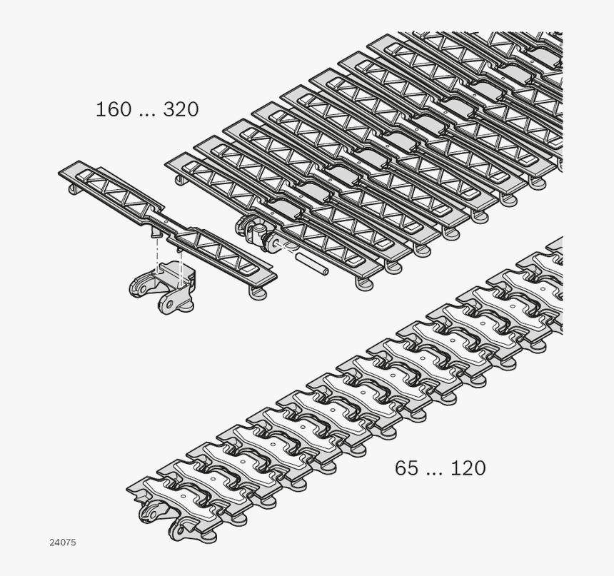 Transparent Chain Links Png - Conveyor Chain, Png Download