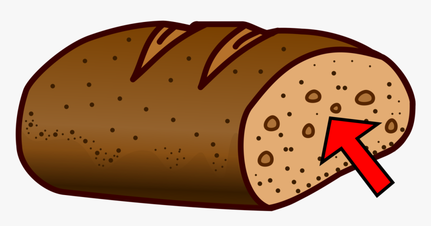 Food,ice Cream Bar,dairy - Bread Black And White Clipart, HD Png Download