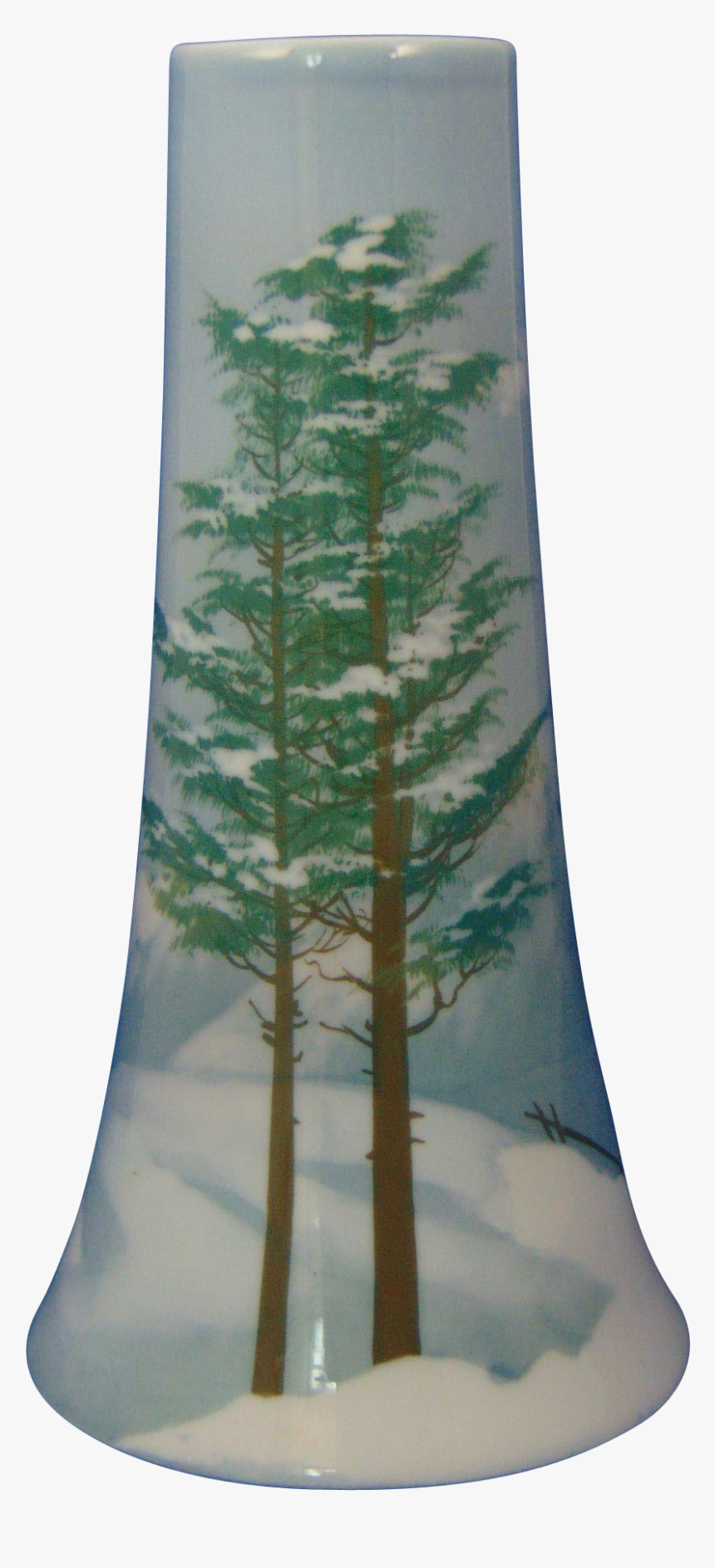 Bavaria Arts & Crafts Winter Landscape Motif Vase, HD Png Download