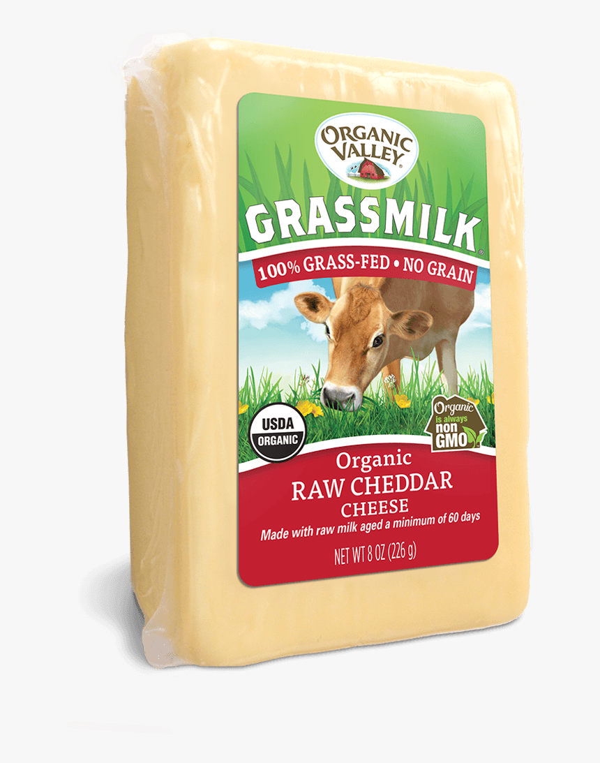 Organic Valley Raw Sharp Cheddar Cheese, HD Png Download , Transparent