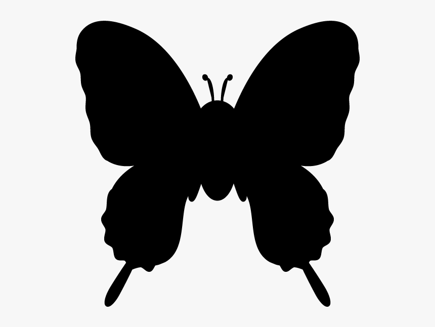 Butterfly Silhouette Clip Art - Silhouette Of A Butterfly, HD Png Download