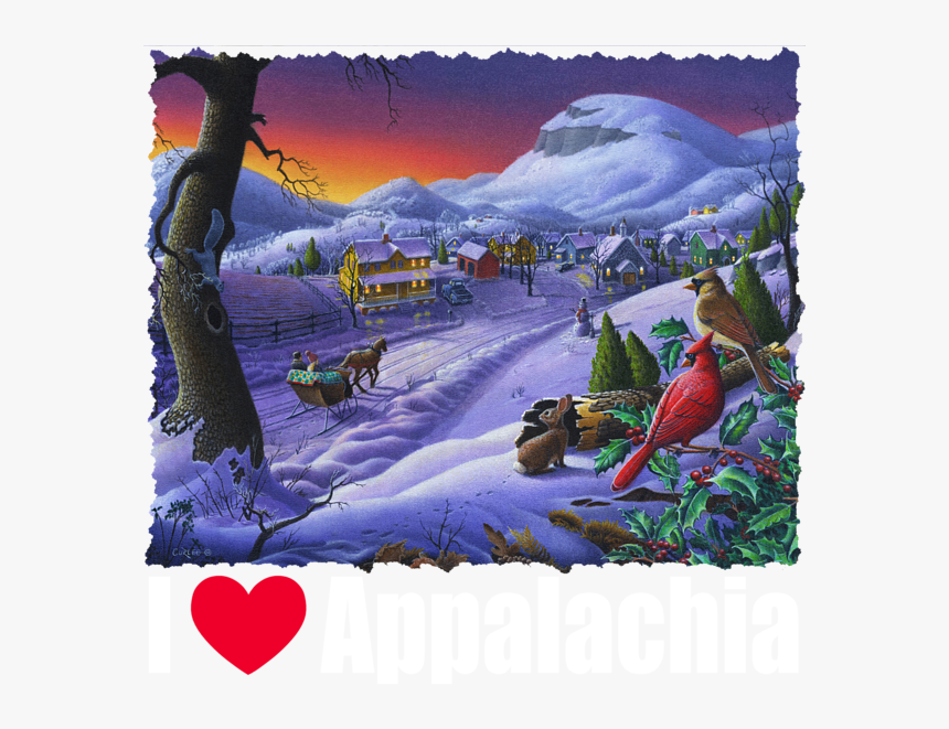 Old Fashioned Christmas Card, HD Png Download