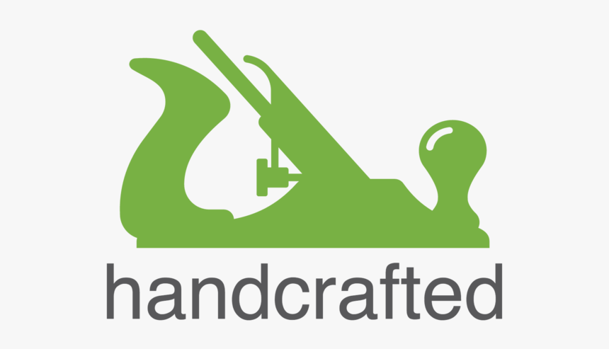 Handcrafted Badge Snowgreens - Clip Art Hand Plane, HD Png Download