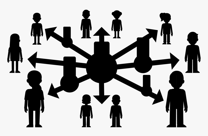 Public Relations Social Group Human Behavior Line - Silhouette, HD Png Download