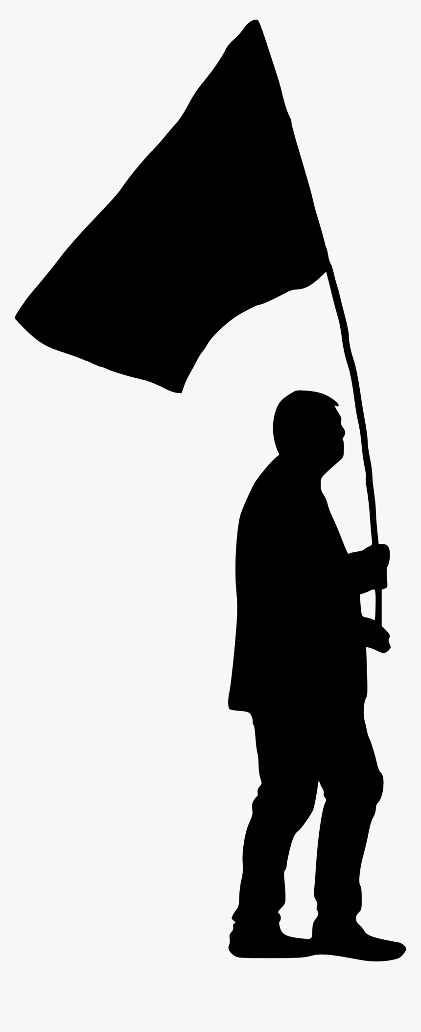 Transparent Flag Silhouette Clip Art, HD Png Download