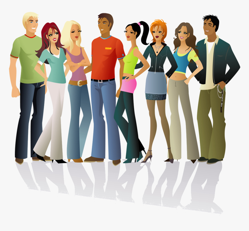 University Student In Cartoon, HD Png Download
