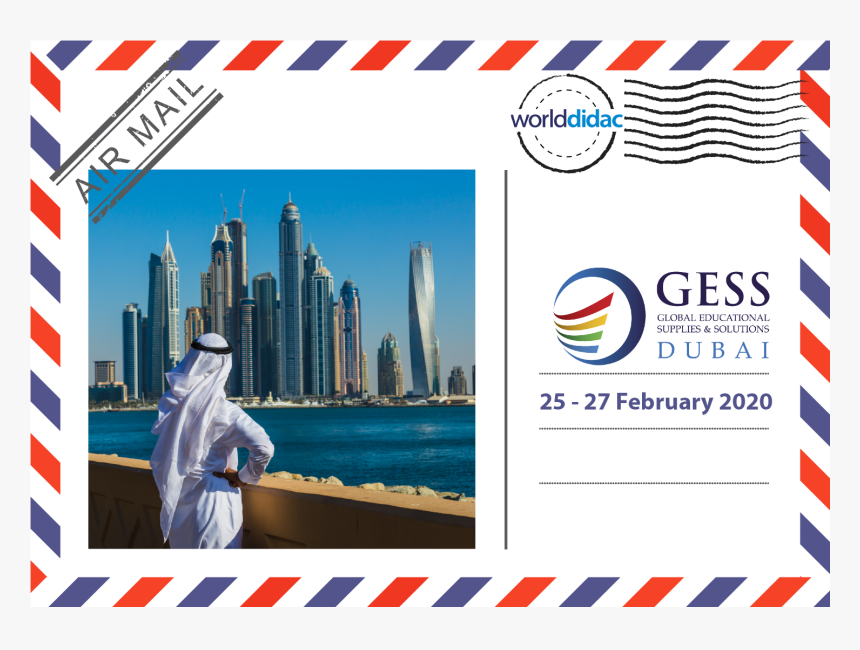 Air Mail Gess Dubai -logo And Skyline Of Dubai - Imagens De Dubai, HD Png Download