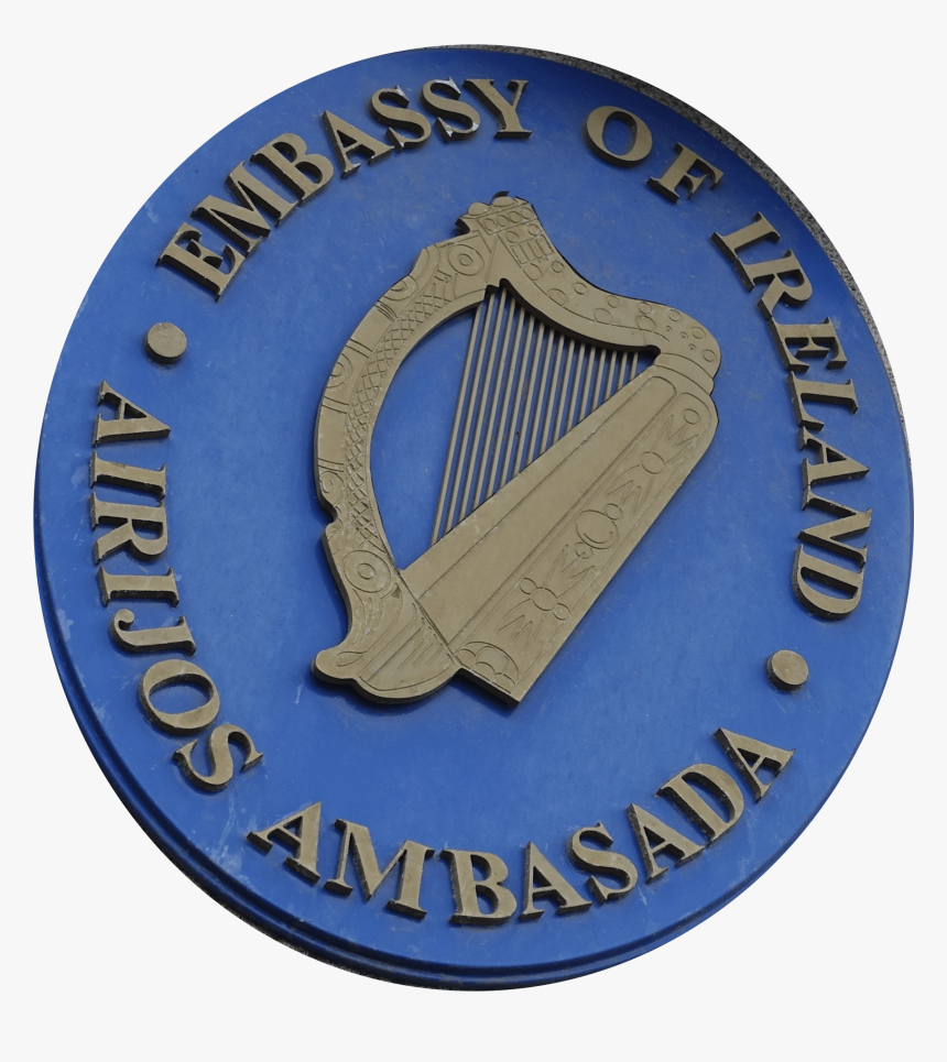 Irish Harp Png -airijos Ambasada Lietuvoje - Emblem, Transparent Png