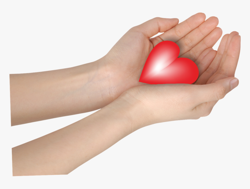 Hands Heart Romance Free Photo - Bola En Una Mano, HD Png Download