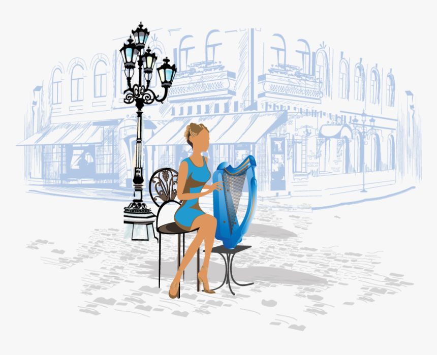 The Irish Harp History And Kinds - Illustration, HD Png Download