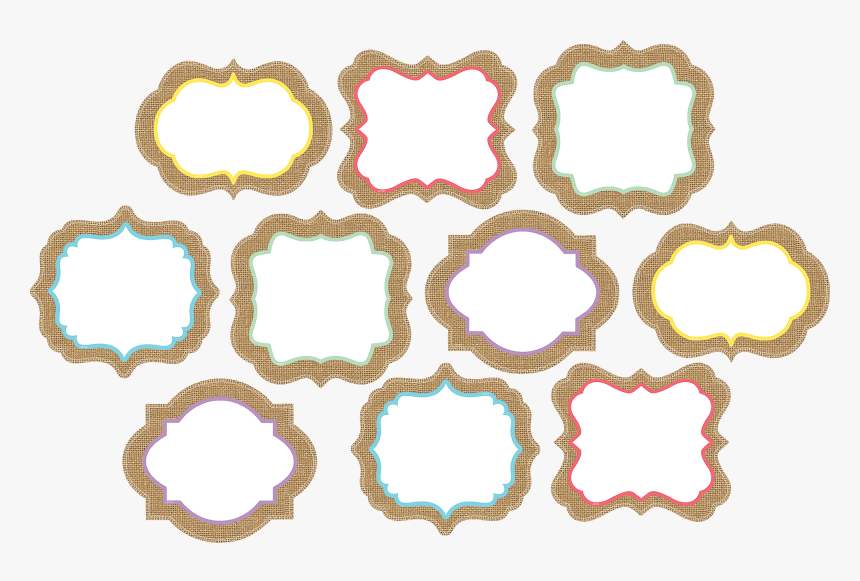 Shabby Chic Burlap Accents, HD Png Download