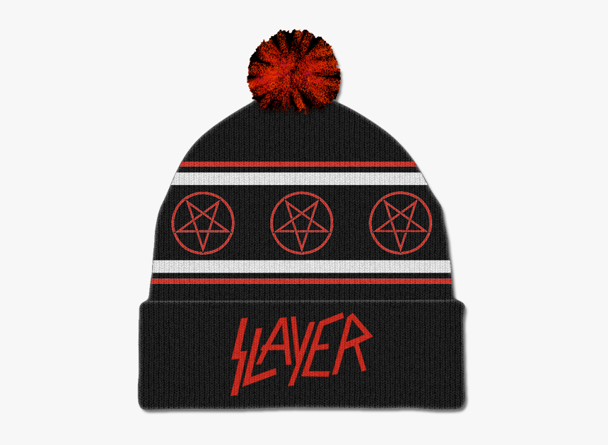 Slayer Bobble Hat - Bobble Hat Slayer Beanie, HD Png Download