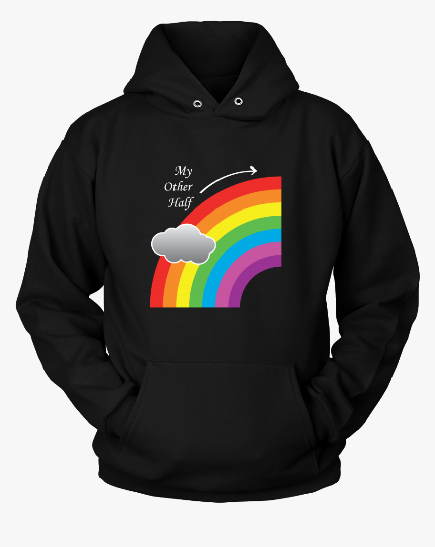 Matching Couples T-shirt , My Other Half Gay Lesbian - Hoodie, HD Png Download