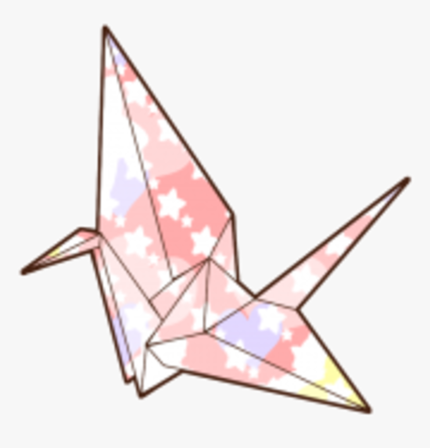 Clip Art Origami Crane Clipart Paper Crane Clip Art, HD Png Download