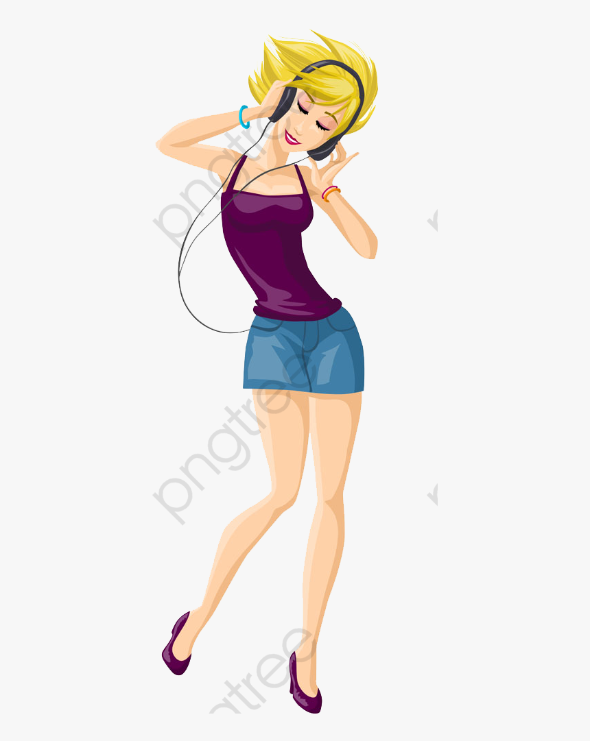 Listening To Music Clipart Dancing - Listen To Music Png, Transparent Png