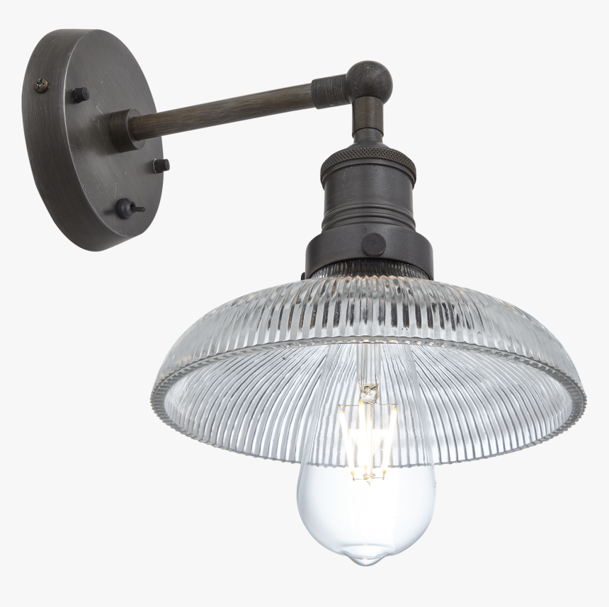 Brooklyn Glass Dome Wall Light, HD Png Download