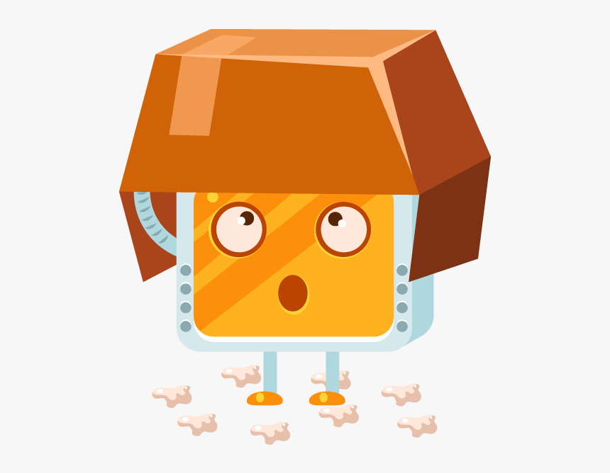 Robot Listening To Music Clipart , Png Download - Shocked Robot, Transparent Png