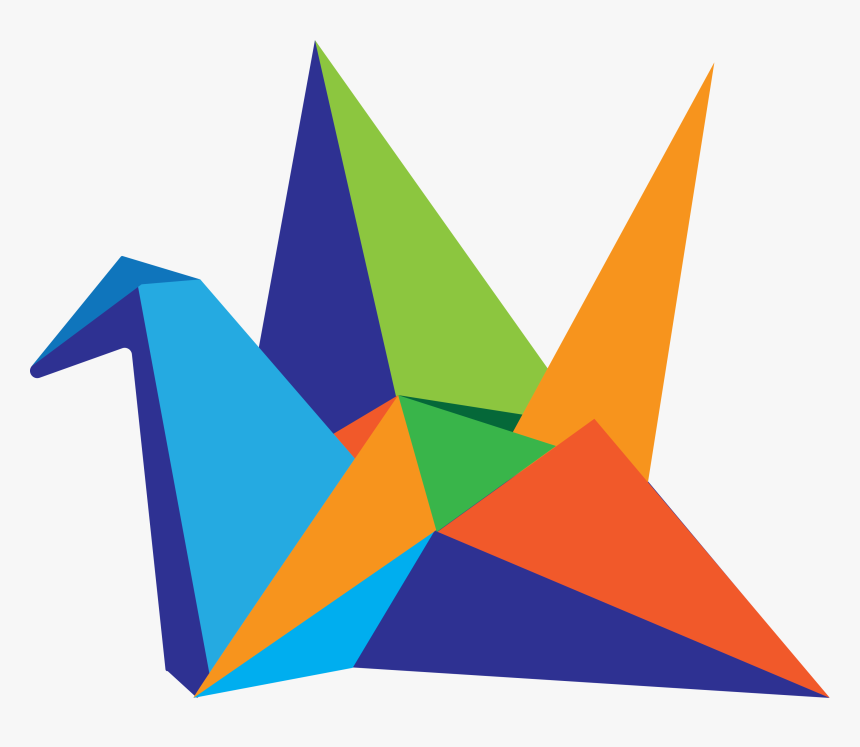Paper Crane Png, Transparent Png