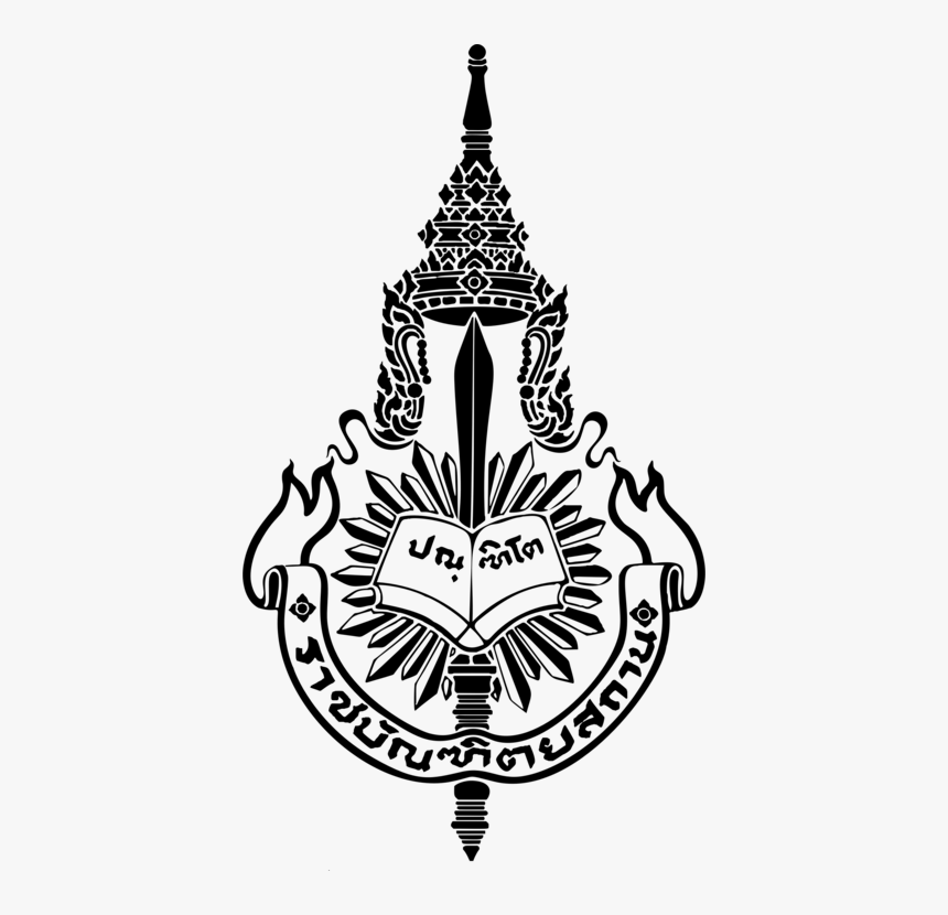 Line Art,plant,leaf - Royal Society Of Thailand Logo, HD Png Download