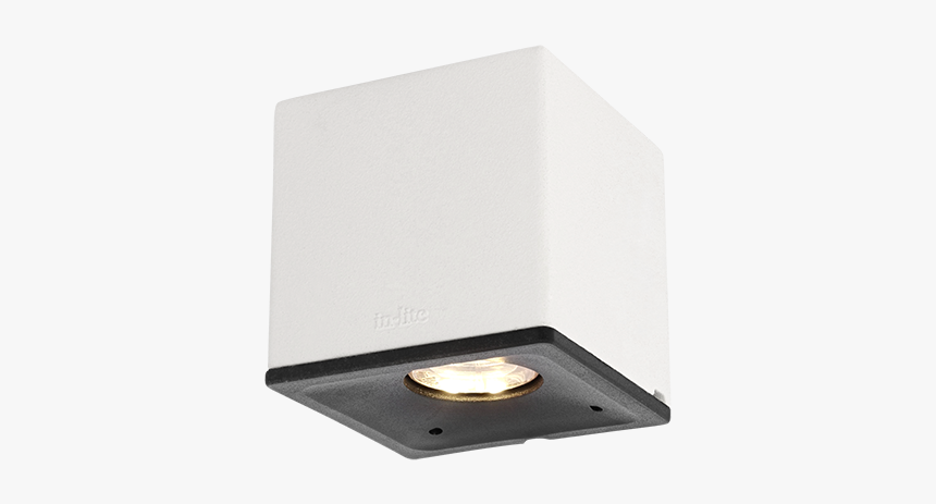 In-lite Outdoor Lighting Cubid Wall Lights White - Ceiling Fixture, HD Png Download