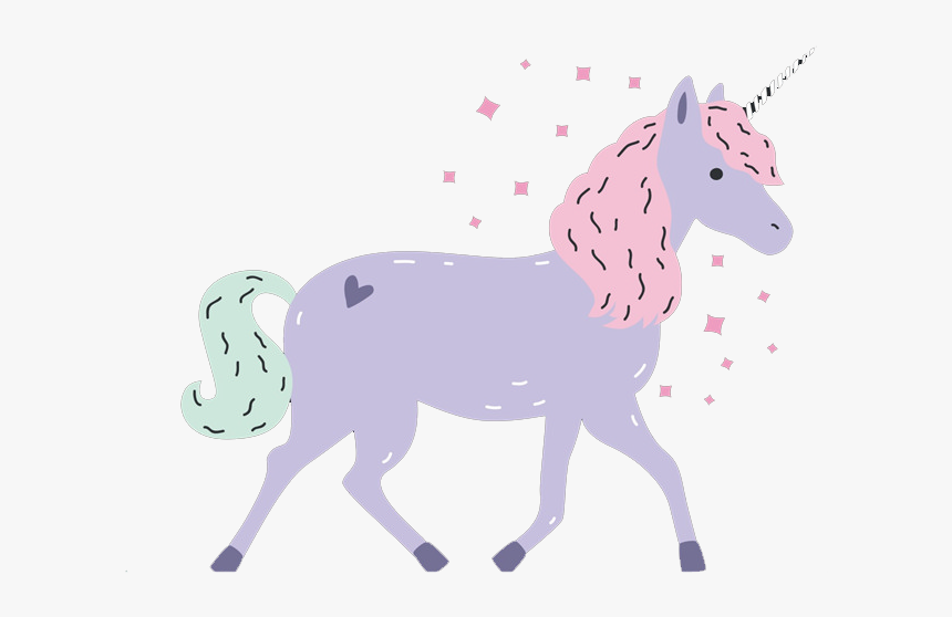 Unicorn Horn Illustration - Full Unicorn Vector, HD Png Download