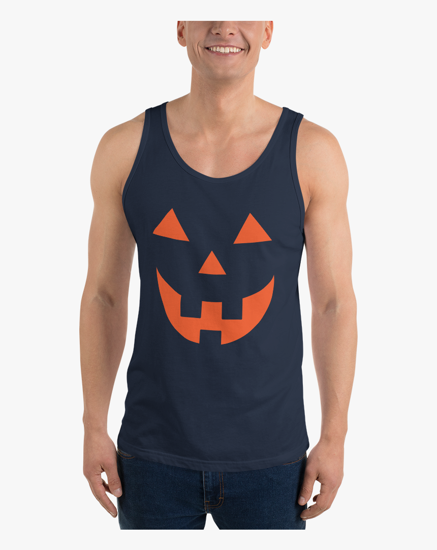 Transparent Pumpkin Face Png - Sleeveless Shirt, Png Download