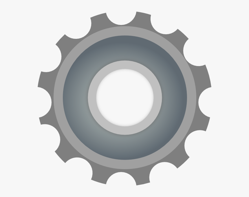 Transparent Engrane Png - Transparent Background Png Cartoon Gear, Png Download