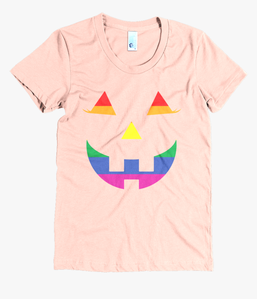 Pumpkin Face Pride T-shirt For Women, HD Png Download