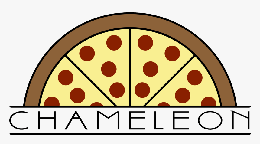 Chameleonpizzalogo Semi Circle, HD Png Download