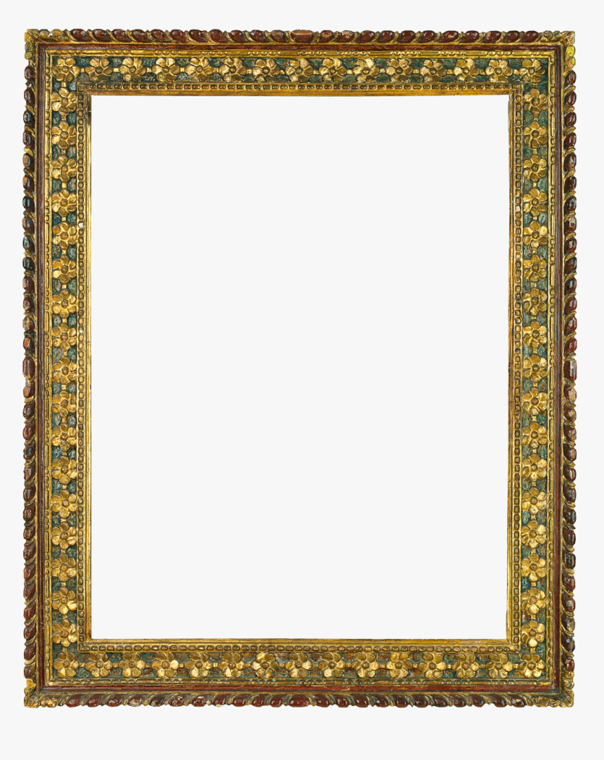 Antique Picture Frames Png -italian - Golden Photo Frame Png, Transparent Png