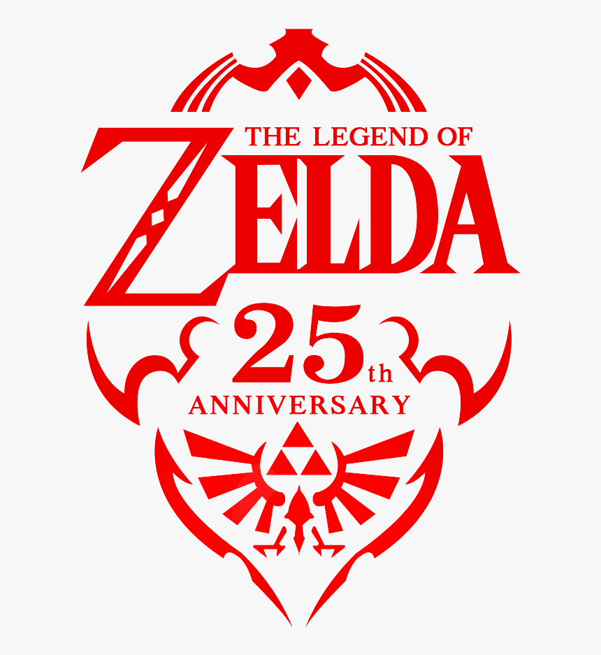 Transparent 25th Anniversary Png - Legend Of Zelda 25th Anniversary, Png Download