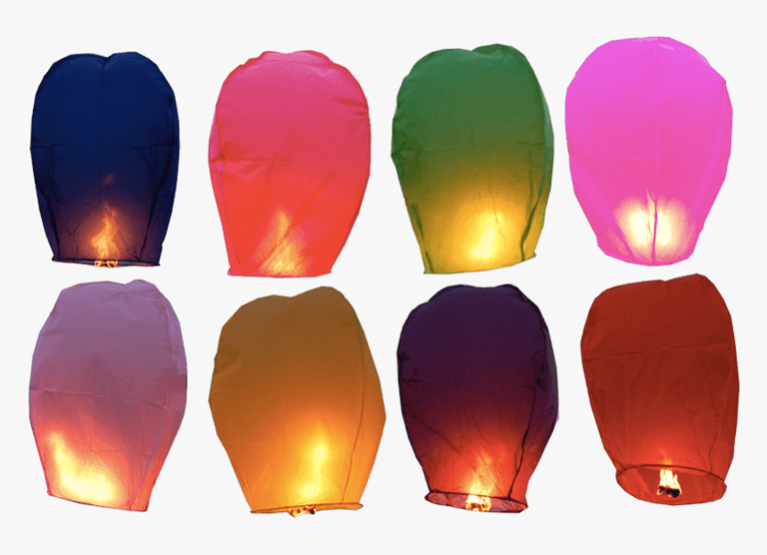 Sky Lantern Png - Sky Lantern Multicolor, Transparent Png