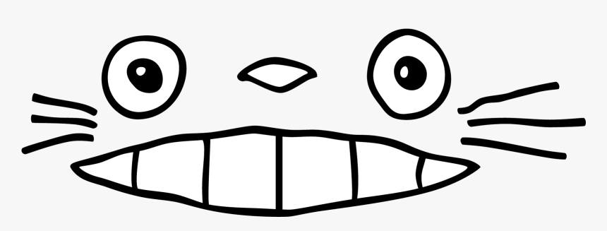 Printable Pumpkin Carving Stencils Totoro Face