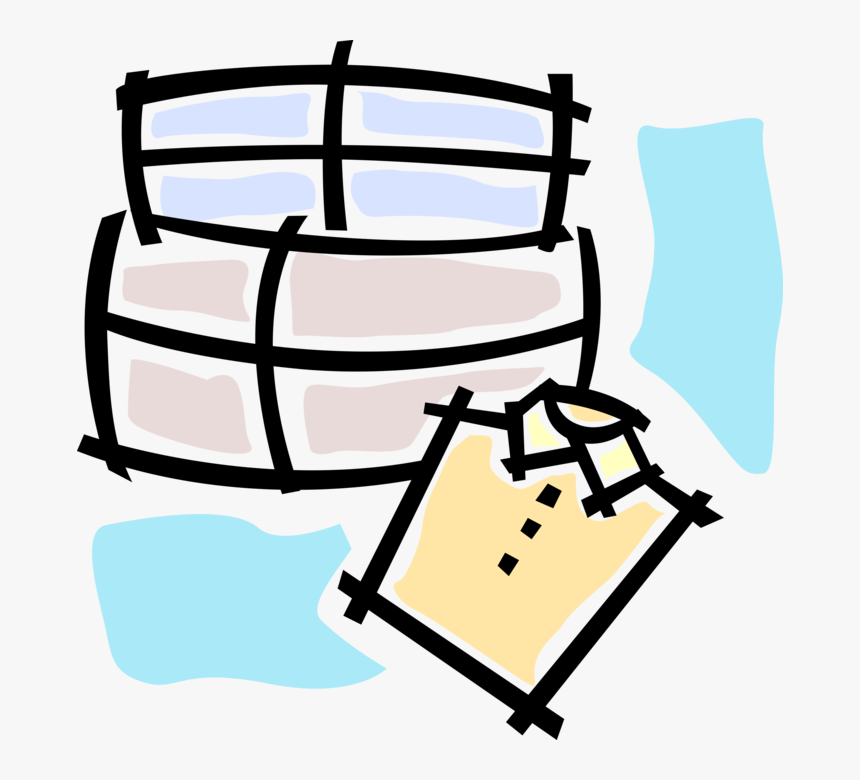 Vector Illustration Of Cotton Harvest Bales With Cotton, HD Png Download