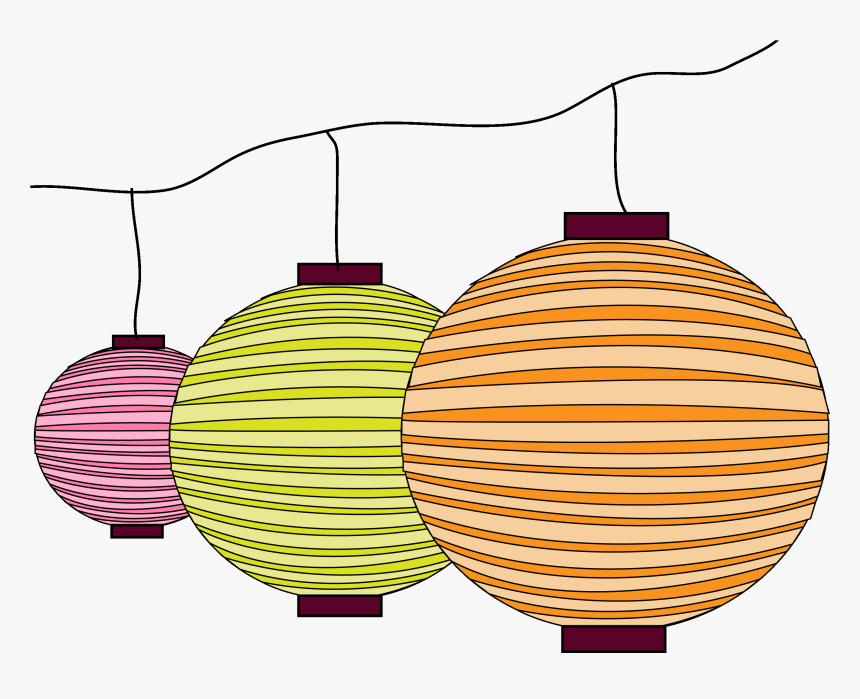 Clipart Train Lantern - Chinese Lantern Clipart Gif, HD Png Download
