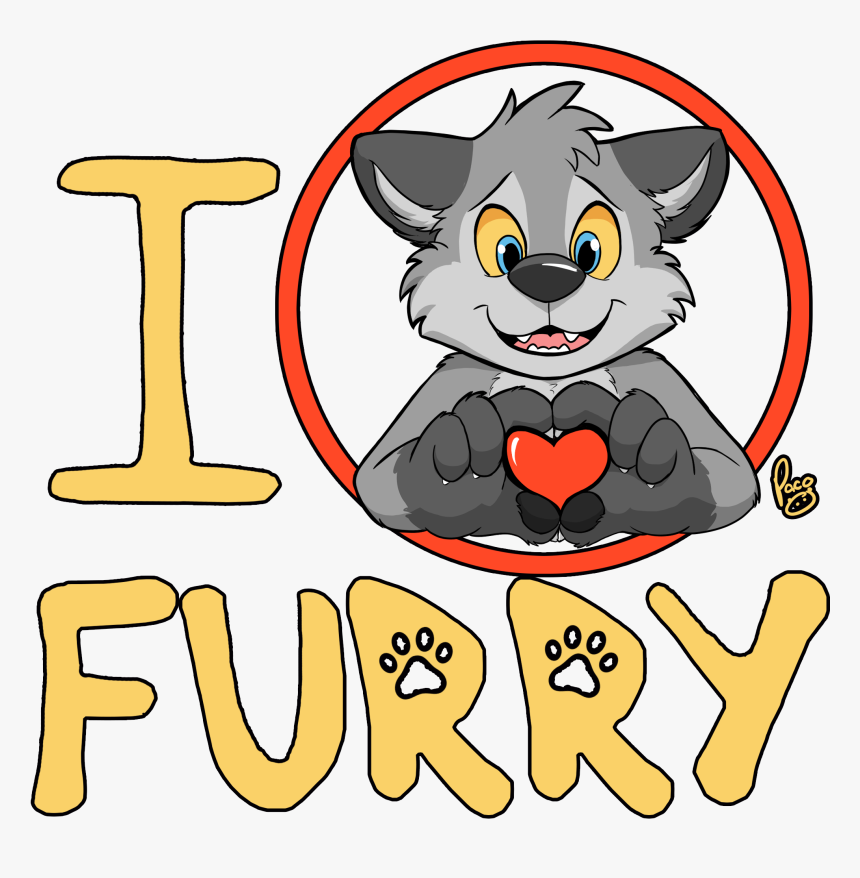 I Love Furry, HD Png Download
